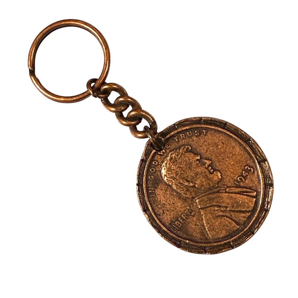 Vintage Penny Style Keychain Copper Marketing Token R. A. Prather & Sons Inc